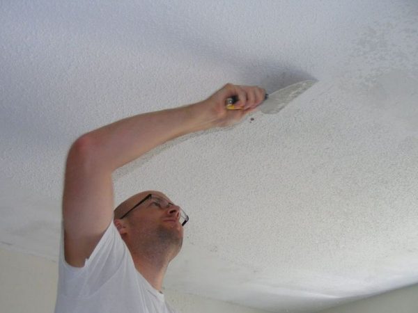 Подготовка потолка под покраску